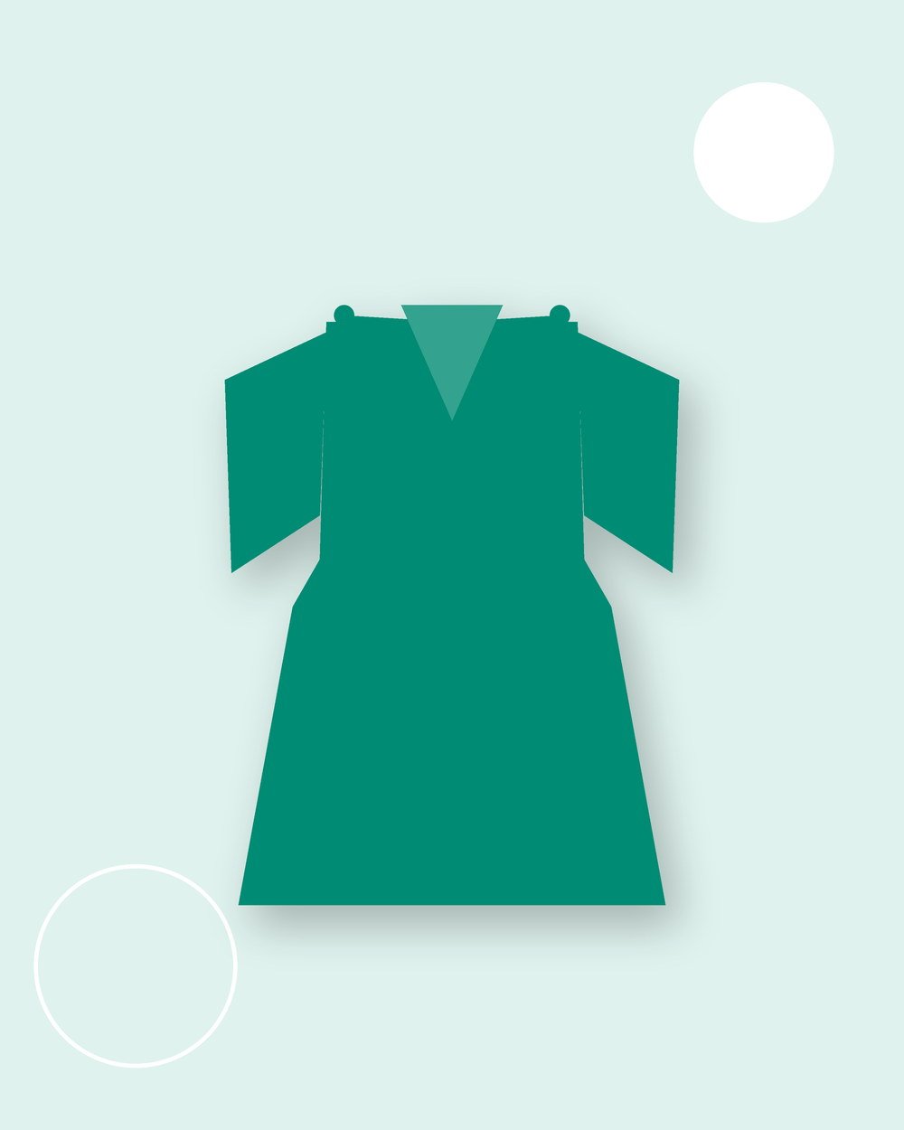 Wrap midi dress — product image