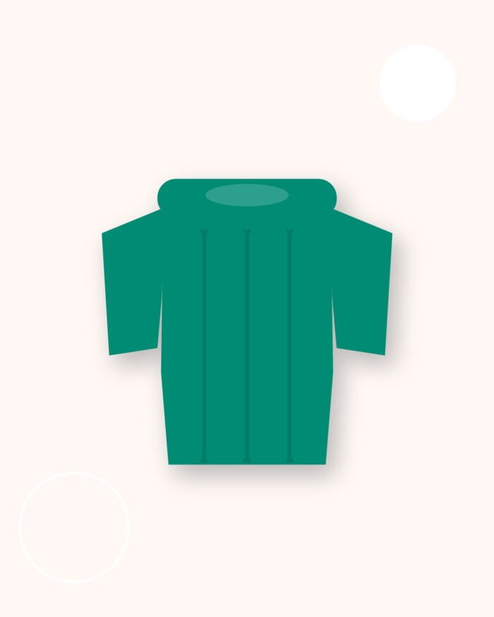 Ribbed knit top — product image